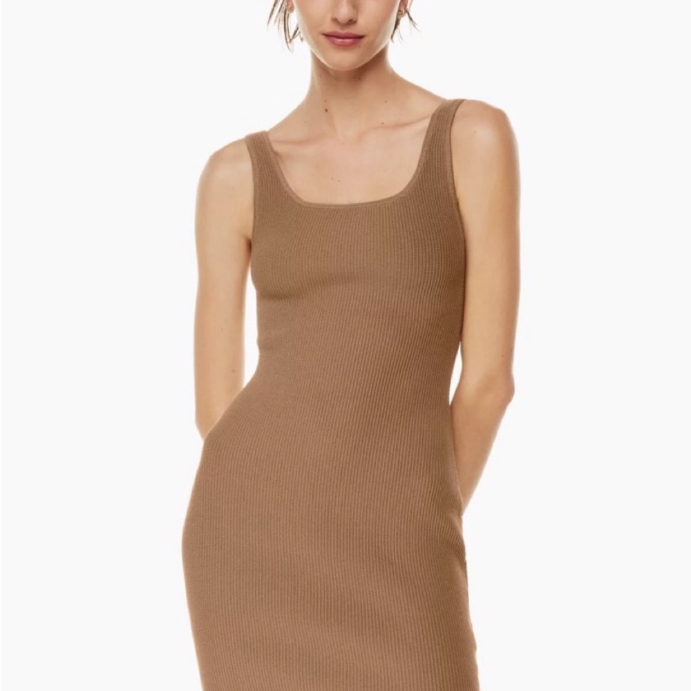 Aritzia Babaton Sculpt Knit Squareneck Mini
